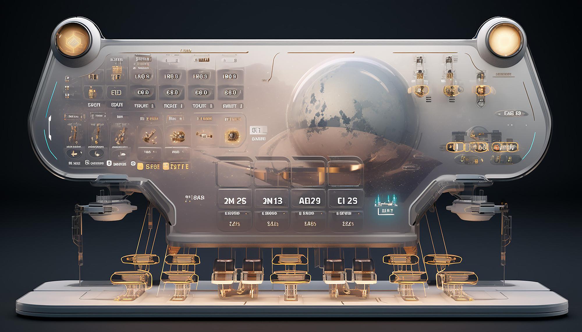 Close-up of game graphics and UI